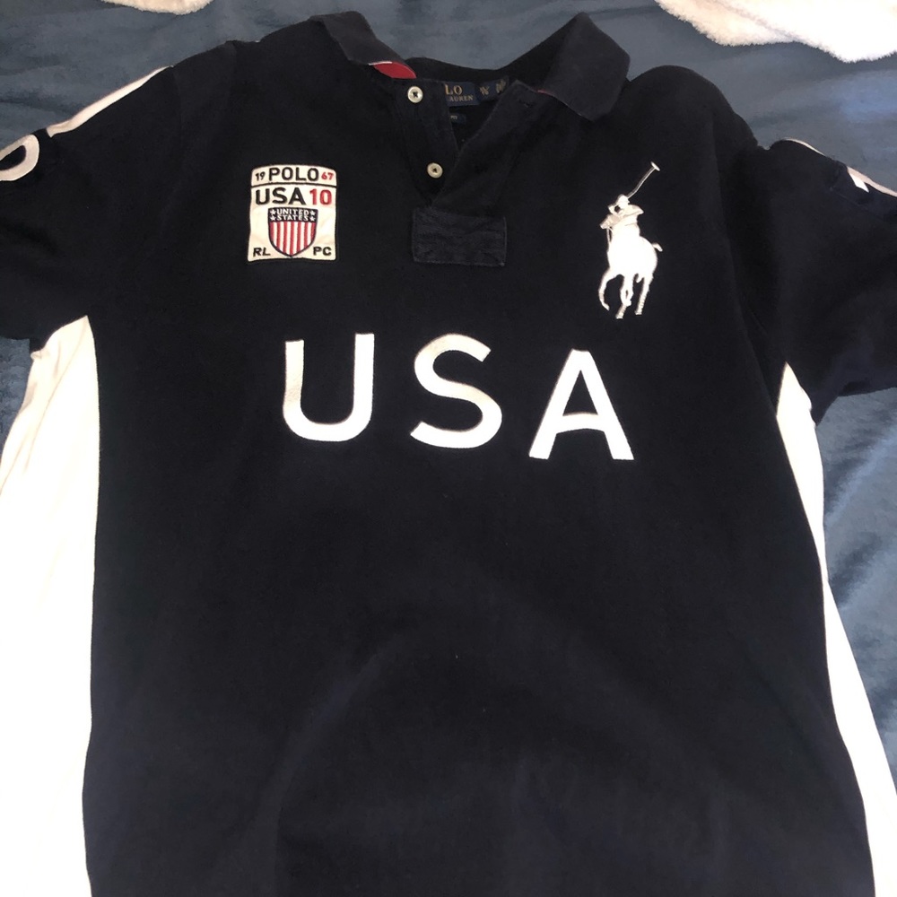 Navy USA polo by Ralph Lauren